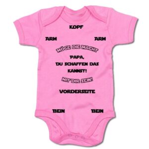 G-graphics Kurzarmbody Baby Body - Papa