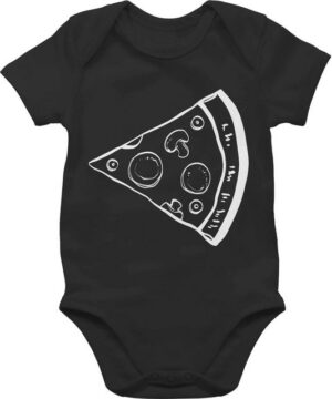 Shirtracer Shirtbody Familien Partnerlook Pizzastück Partner-Look Familie Baby