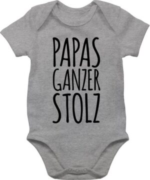 Shirtracer Shirtbody Papas ganzer Stolz Geschenk Vatertag Baby