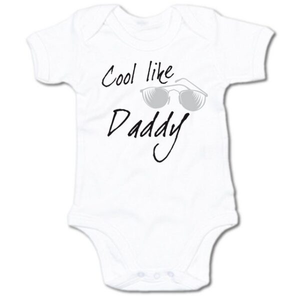 G-graphics Kurzarmbody Baby Body - Cool like Daddy mit Spruch / Sprüche • Babykleidung • Geschenk zum Vatertag / zur Geburt / Taufe / Babyshower / Babyparty • Strampler