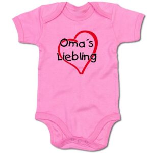 G-graphics Kurzarmbody Baby Body - Oma´s Liebling mit Spruch / Sprüche • Babykleidung • Geschenk zum Muttertag / zur Geburt / Taufe / Babyshower / Babyparty • Strampler