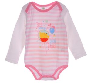 Langarmbody Body für Babys und Kinder 86 92 aus reiner Baumwolle