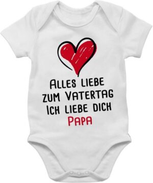 Shirtracer Shirtbody Alles liebe Papa zum Vatertag I Geschenk Vatertag Baby