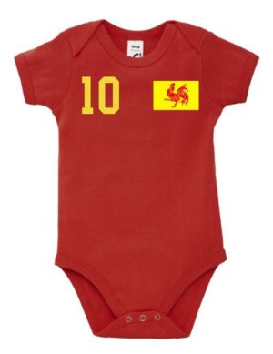 Youth Designz Kurzarmbody Belgien Kinder Baby Body Strampler mit trendigem Motiv