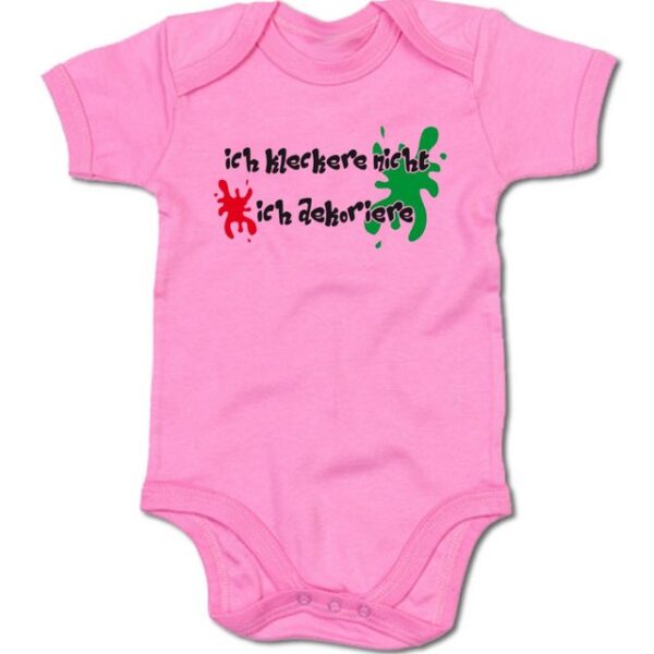 G-graphics Kurzarmbody Baby Body - Ich kleckere nicht