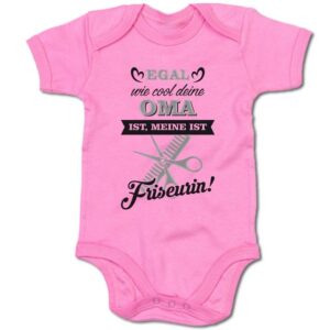 G-graphics Kurzarmbody Baby Body - Egal wie cool deine Oma ist