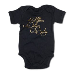 G-graphics Kurzarmbody Baby Body - Million Dollar Baby mit Spruch / Sprüche • Babykleidung • Geschenk zur Geburt / Taufe / Babyshower / Babyparty • Strampler