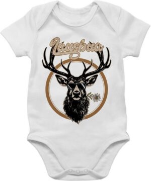 Shirtracer Shirtbody Lausbua Hirsch Hirschgeweih Lausbub Mode für Oktoberfest Baby Outfit